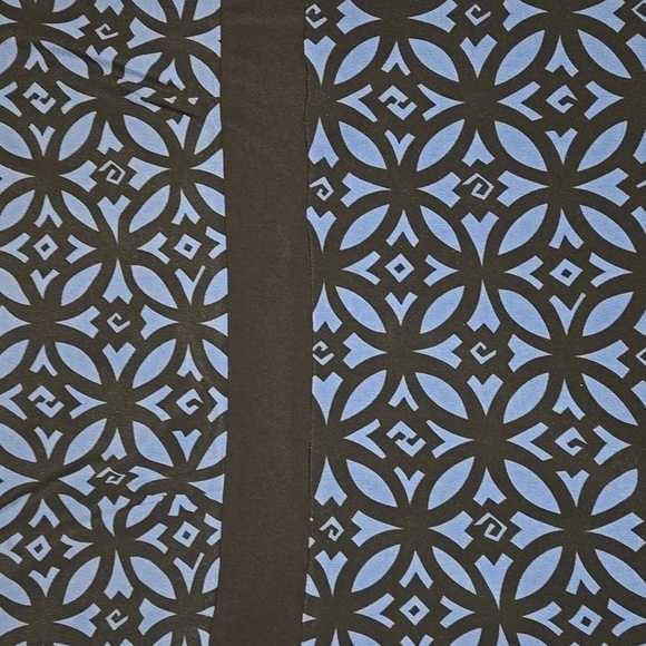 Eliza J Women's Geometric Retro Long Sleeve Dress Blue and Black Size 14P - Picture 4 of 9